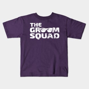 Groom Squad Groomsmen Funny Stag Bachelor Party Kids T-Shirt